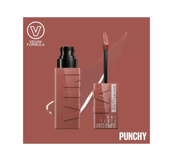 Maybelline Superstay Vinyl Ink winylowa pomadka do ust 120 Punchy 4,2 ml
