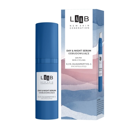 AA LAAB AM:PM Skincycling odbudowujące serum na dzień i na noc 0,1% Oligopeptyd-1 30 ml