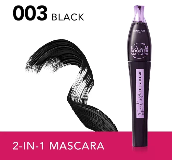 Bourjois Twist Up The Volume Balm Booster tusz do rzęs 003 Black 8 ml