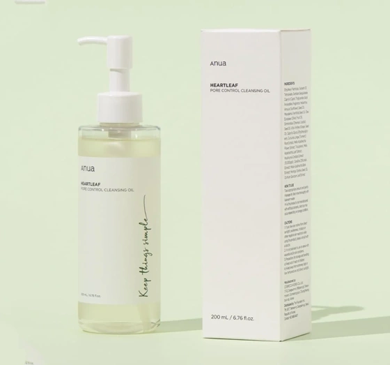 Anua Heartleaf Pore Control olejek do oczyszczania twarzy 200 ml