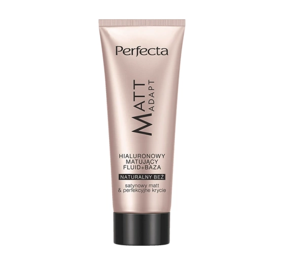 Perfecta Matt Adapt hialuronowy podkład matujący Naturalny Beż 30ml