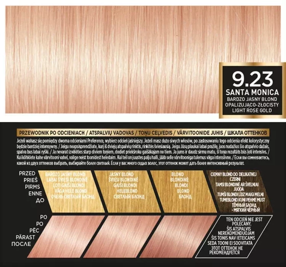 L'Oréal Paris Preference farba do włosów 9.23 Santa Monica