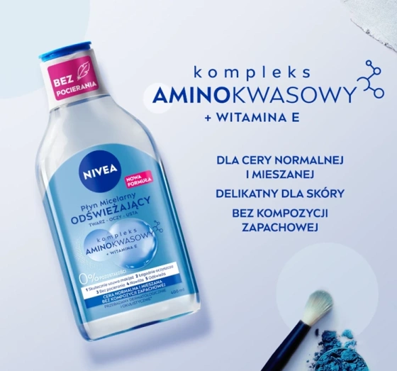 NIVEA odświeżający płyn micelarny do twarzy 400 ml