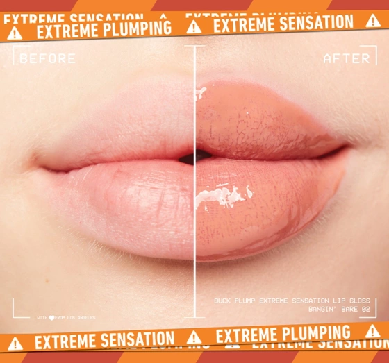 NYX Professional Makeup Duck Plump powiększający błyszczyk do ust 02 Bangin' Bare 6,8 ml