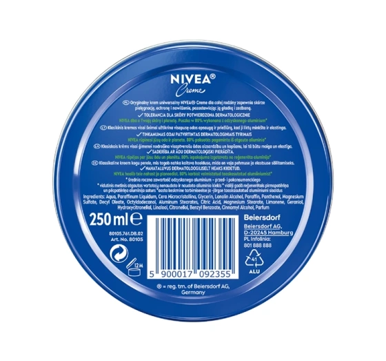 NIVEA Creme uniwersalny krem do twarzy i ciała 250 ml