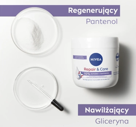 NIVEA Repair&Care krem nawilżająco-ochronny do ciała, twarzy i dłoni 400 ml