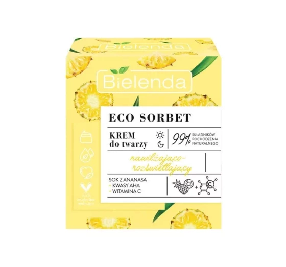 Bielenda Eco Sorbet Ananas krem do twarzy 50 ml