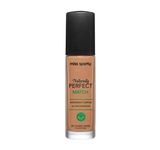 MISS SPORTY NATURALLY PERFECT MATCH PODKŁAD DO TWARZY 30 COOL 30ML