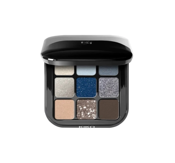 KIKO Milano Glamour Multi Finish mini paletka cieni 05 Blue Variations 2,5g