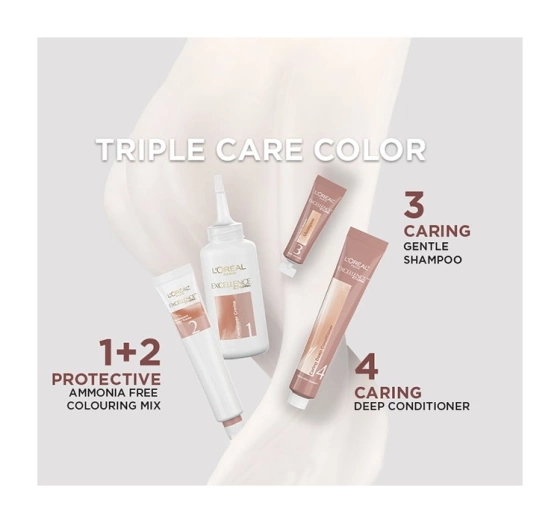 L'Oréal Paris Excellence Créme Universal Nudes trwała farba do włosów bez amoniaku 8 U