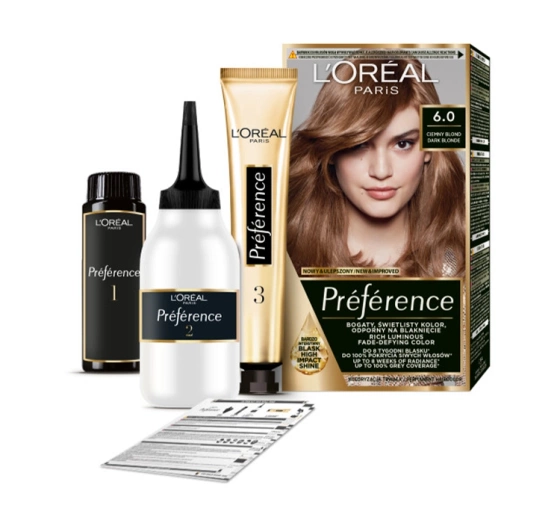 L’Oréal Paris Préférence farba do włosów 6.0 Ciemny Blond
