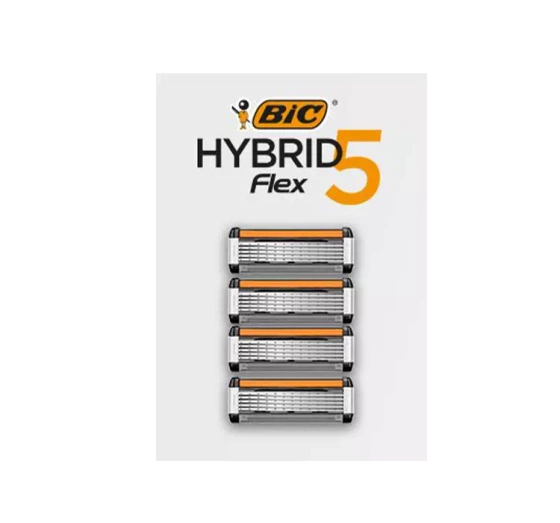 BIC Hybrid Flex5 wkłady do maszynki do golenia dla mężczyzn 4 sztuki