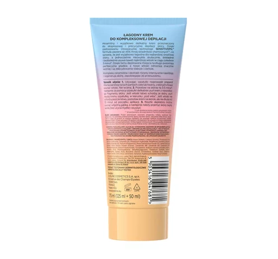 Eveline Cosmetics Sensitiv Epil łagodny krem do depilacji do skóry wrażliwej 175 ml