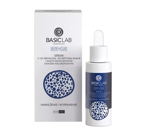 BasicLab Esteticus serum z trehalozą 15% i 10% peptydem 30 ml