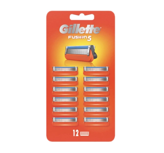 Gillette Fusion 5 wkłady do maszynki do golenia dla mężczyzn 12 sztuk