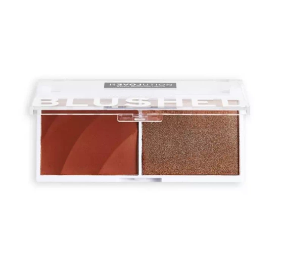 Relove Duo Blush Highlighter paleta do modelowania twarzy Baby 2x2,9g