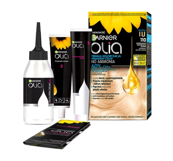 Garnier Olia trwała farba do włosów bez amoniaku 110 Superjasny Naturalny Blond