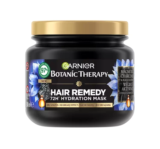 Garnier Botanic Therapy maska do włosów suchych z węglem aktywnym 340 ml