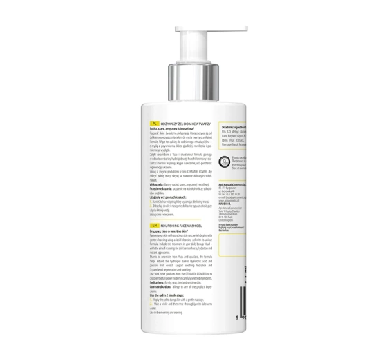 Apis Ceramide Power odżywczy żel do mycia twarzy 300 ml