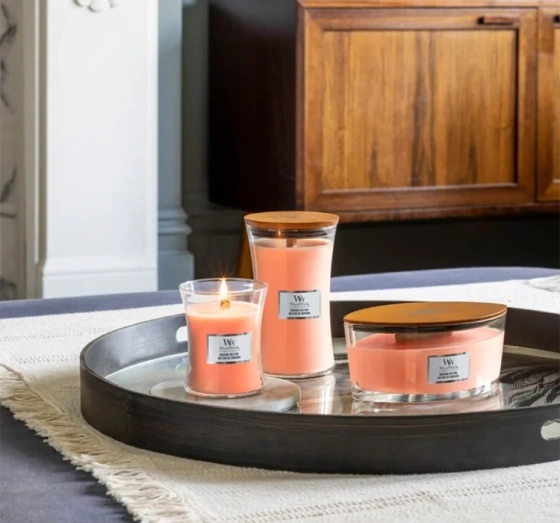 Woodwick Medium Jar Candle świeca zapachowa Manuka Nectar 275 g