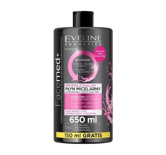 Eveline Cosmetics Facemed profesjonalny płyn micelarny 650 ml