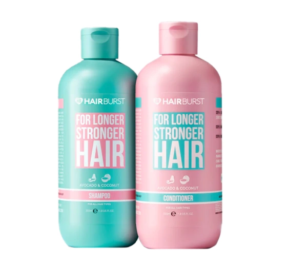 Hairburst zestaw szampon odżywka do każdego rodzaju włosów 2 x 350 ml