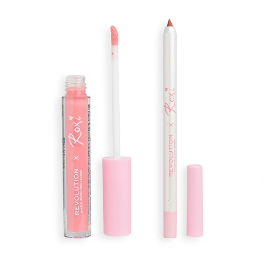 Makeup Revolution x Roxi Cherry Blossom lip kit zestaw kosmetyków do ust