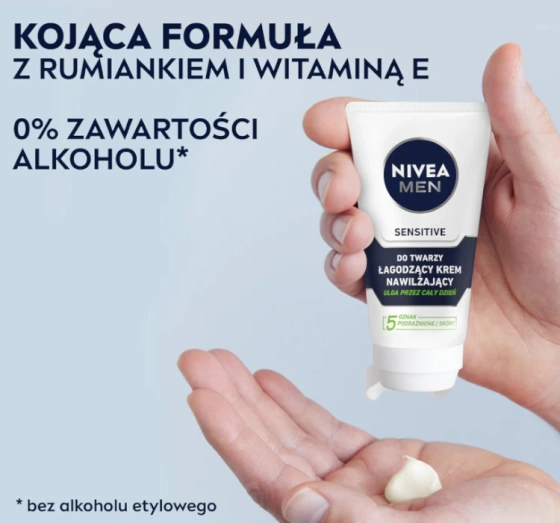 NIVEA MEN Sensitive łagodzący krem do twarzy dla mężczyzn 75 ml
