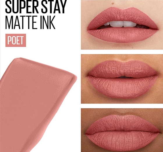 Maybelline Matte Ink matowa pomadka do ust w płynie 60 Poet 5 ml