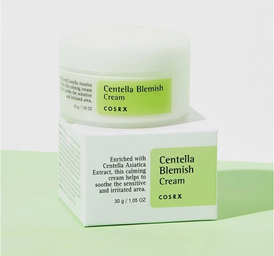 Cosrx Centella Blemish łagodzący krem do twarzy 30 g