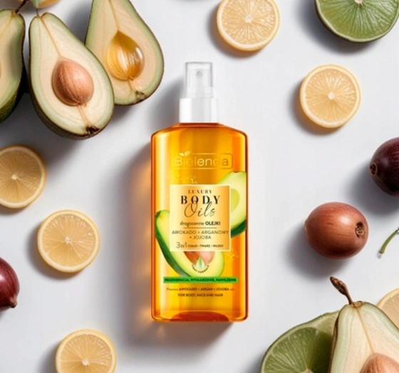 Bielenda Luxury Body Oils drogocenny olejek 3w1 Awokado, Arganowy, Jojoba 150 ml