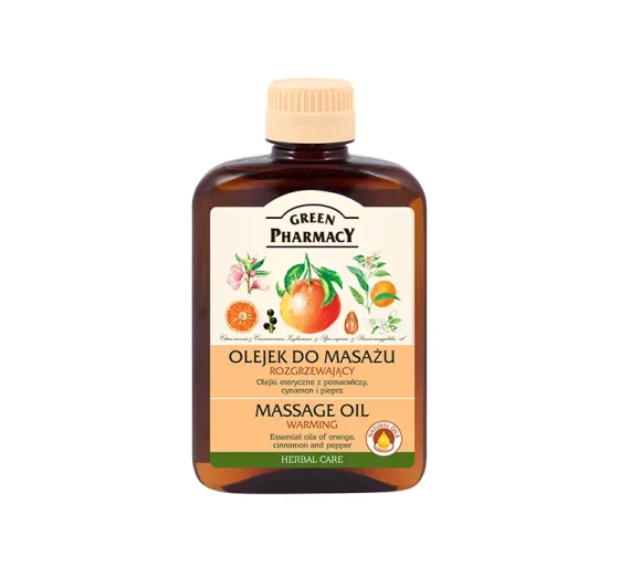 Green Pharmacy rozgrzewający olejek do masażu 200 ml