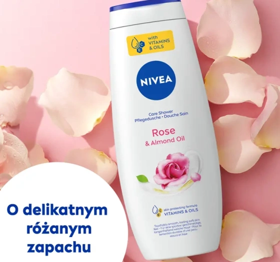 NIVEA Rose&Almond Oil żel pod prysznic 500 ml