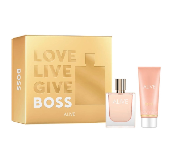 Hugo Boss Boss Alive woda perfumowana spray 50 ml balsam do ciała 75 ml