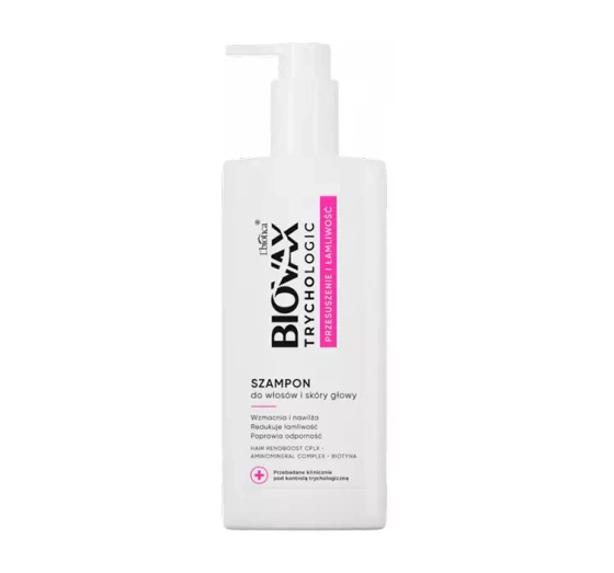 Biovax Trychologic Przesuszenie i Łamliwość szampon do włosów i skóry głowy 200 ml