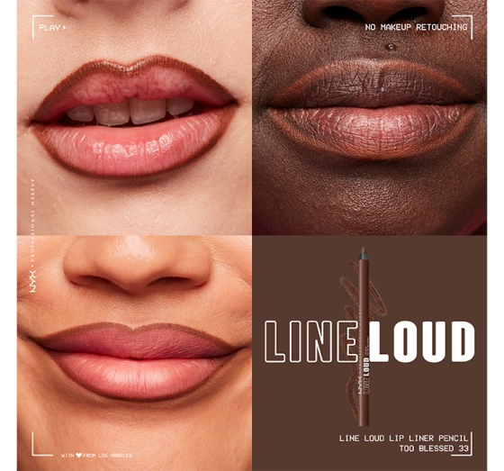 NYX Professional Makeup Line Loud Lip Pencil konturówka do ust 33 Too Blessed 1,2 g