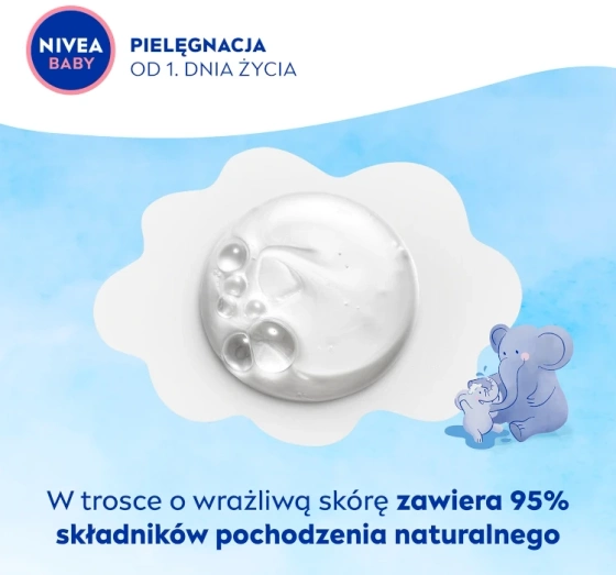 NIVEA BABY płyn do mycia łagodna kąpiel dla dzieci z pompką 450 ml