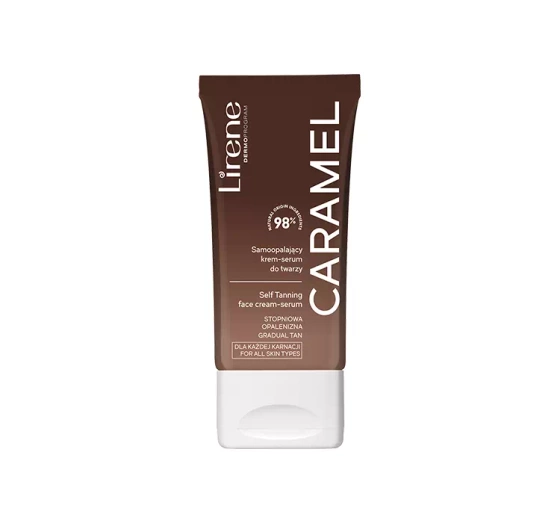 Lirene Perfect Tan samoopalający krem-serum do twarzy Caramel 50 ml