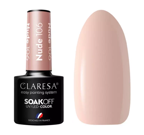 Claresa hybrydowy lakier do paznokci Nude 106 5 g