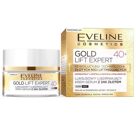 Eveline Cosmetics Gold Lift 40 ujędrniający krem do twarzy 50 ml