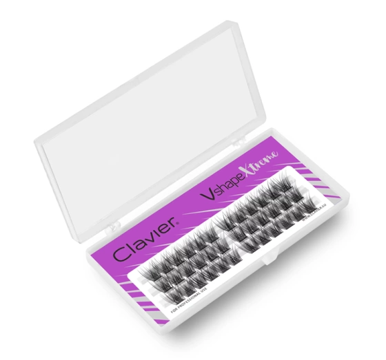 Clavier Vshape Xtreme kępki rzęs 10/12/14 mm