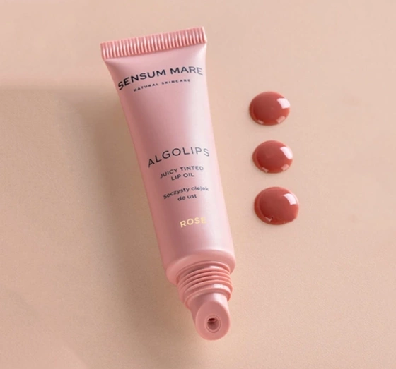 Sensum Mare Algolips soczysty olejek do ust Rose 10 ml