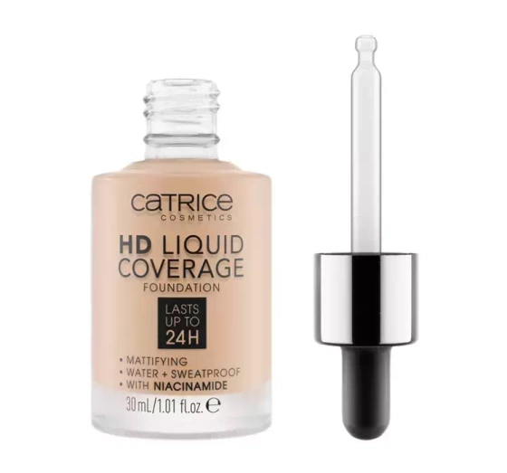 Catrice HD Liquid Coverage płynny podkład kryjący 030 Sand Beige 30 ml