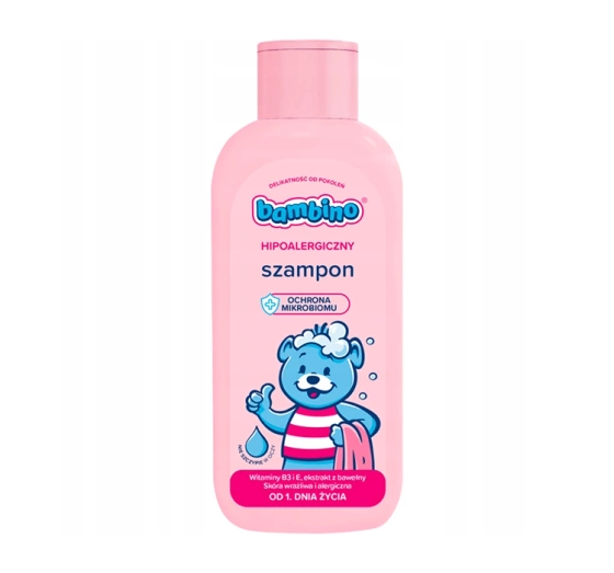 Bambino hipoalergiczny szampon do włosów dla dzieci i niemowląt 400 ml