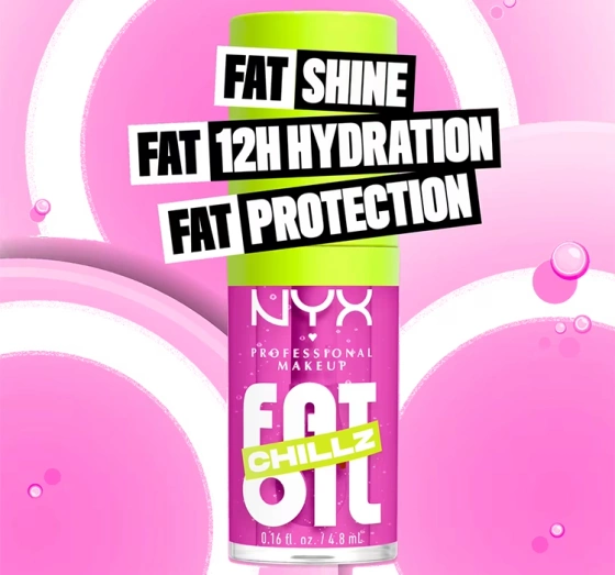 NYX Professional Makeup Fat Oil Chillz błyszczyk do ust 16 Strawberry Slush 4,8 ml