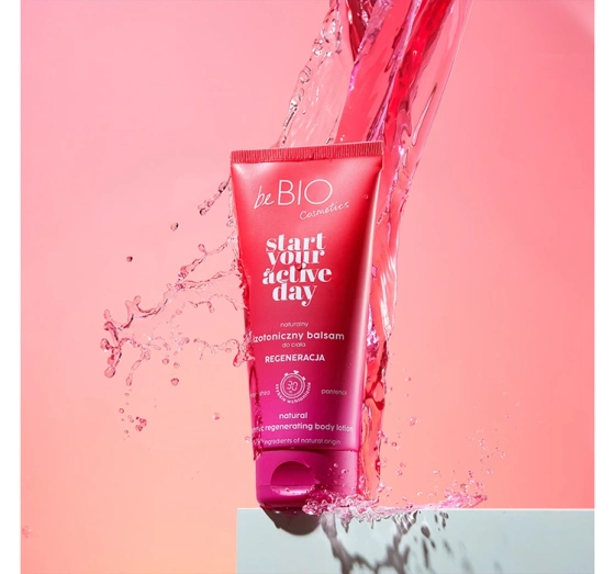 Bebio Start Your Active Day naturalny izotoniczny balsam do ciała regeneracja 200 ml