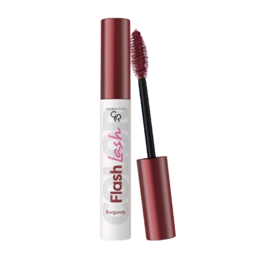 Golden Rose Flash Lash wodoodporny tusz do rzęs 10 Burgundy 9 ml