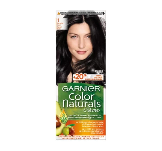 Garnier Color Naturals trwała farba do włosów 1 Czerń