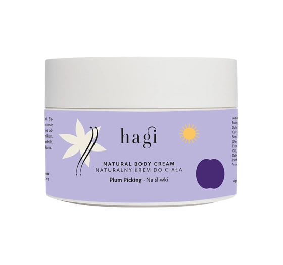 Hagi Na Śliwki naturalny krem do ciała ujędrniający i regenerujący 200 ml