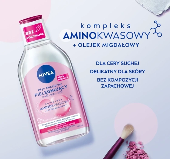 NIVEA pielęgnujący płyn micelarny do cery suchej 400 ml